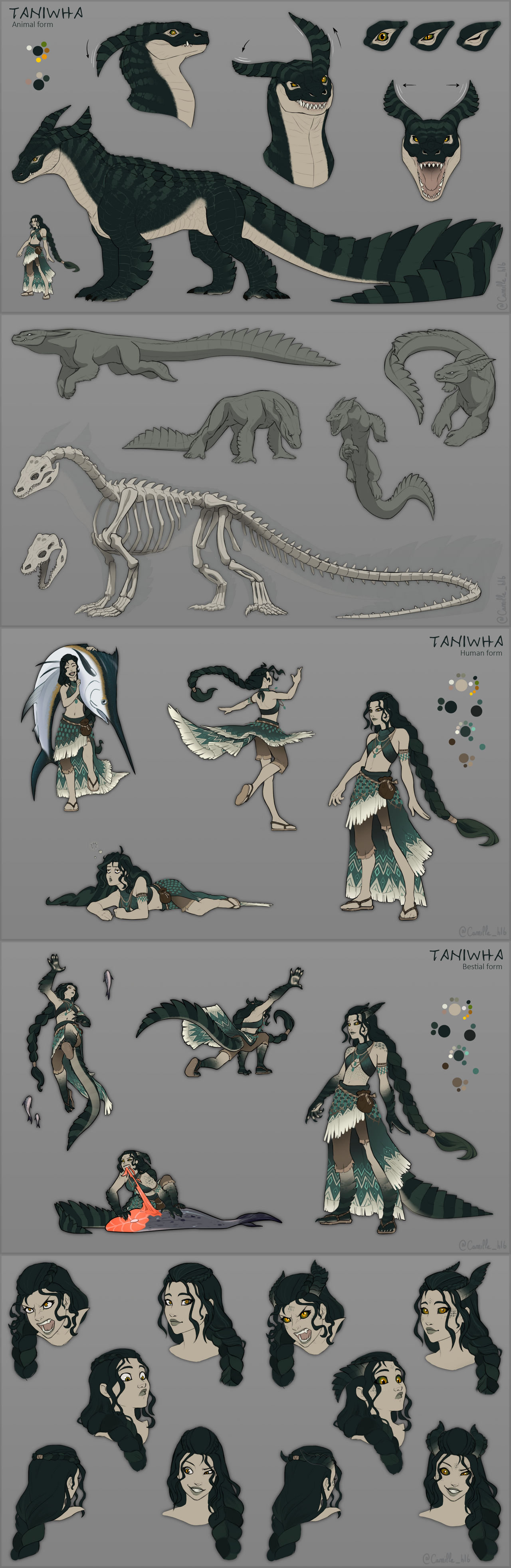 Splatter Taniwha Rocks Taniwha - Redesign by Cam-Art on DeviantArt