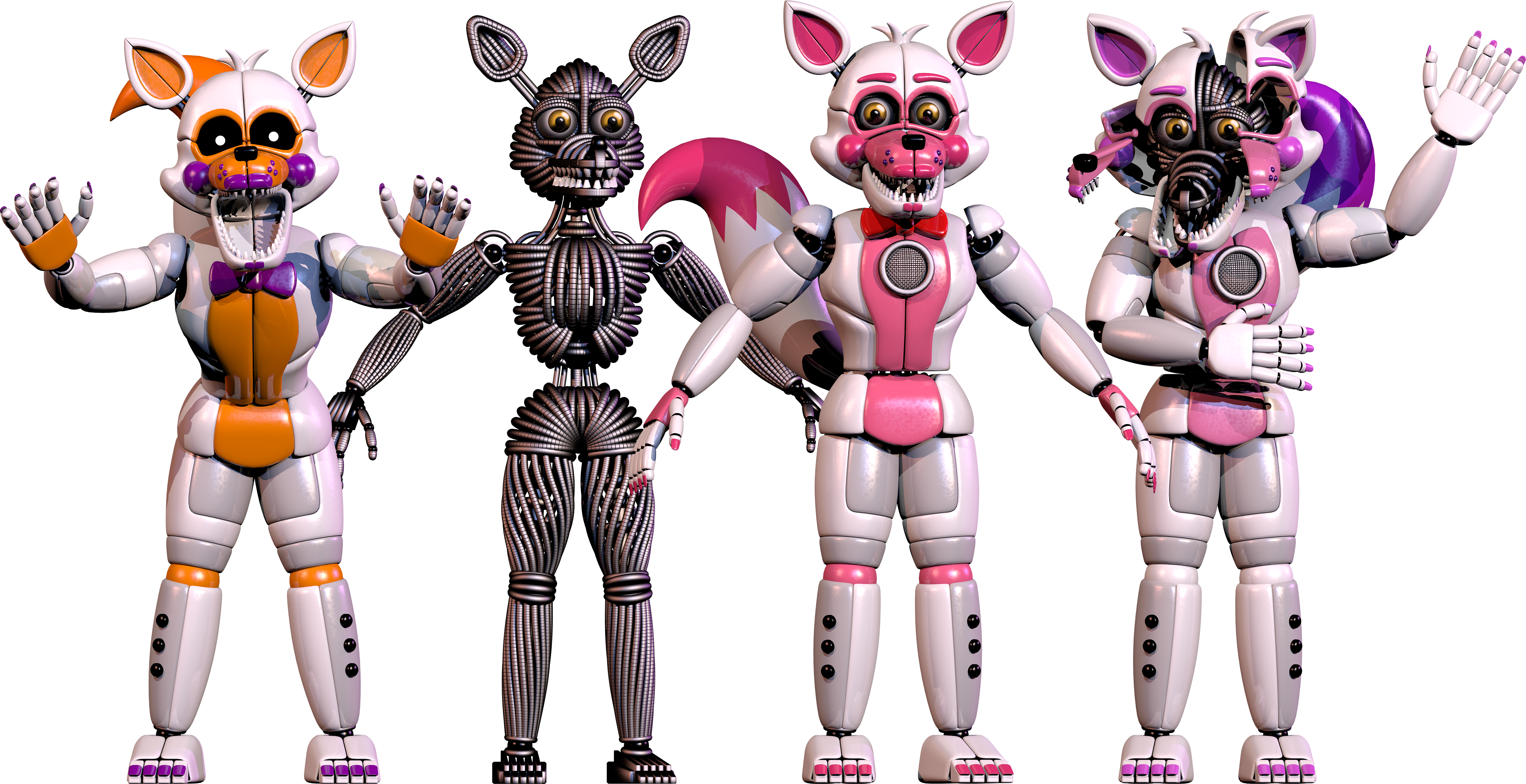 SmutBase • Funtime Foxy FNAF v1.00 (Blender 2.93.1) [SpaceBaron]