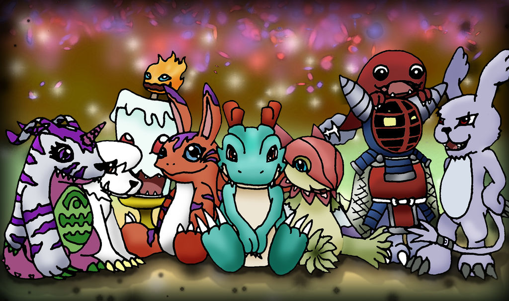 Rookie Digimon by Fossil-Rose on DeviantArt