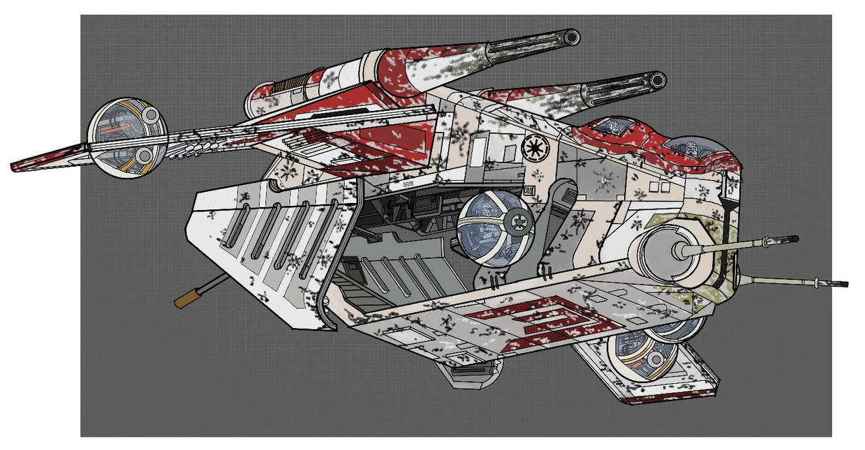 LAAT gunship from Star Wars by DannyNDS1138 on DeviantArt