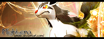 Banner: Shiny Mightyena---