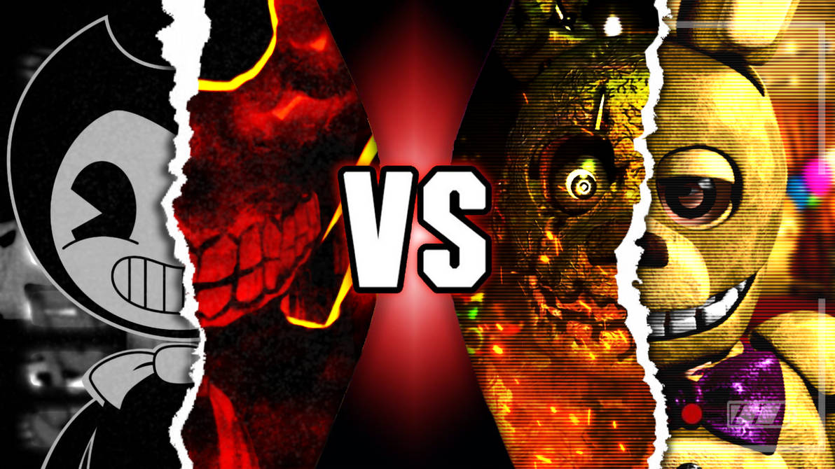 Bendy VS Springtrap by Albeanies1 on DeviantArt