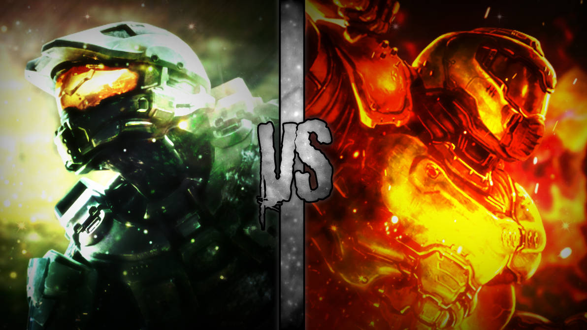 Master Chief VS Doom Slayer by Albeanies1 on DeviantArt
