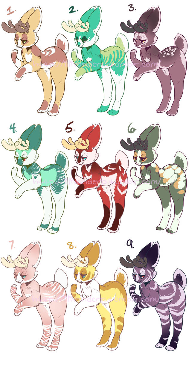 Jackalope Adoptables - $10