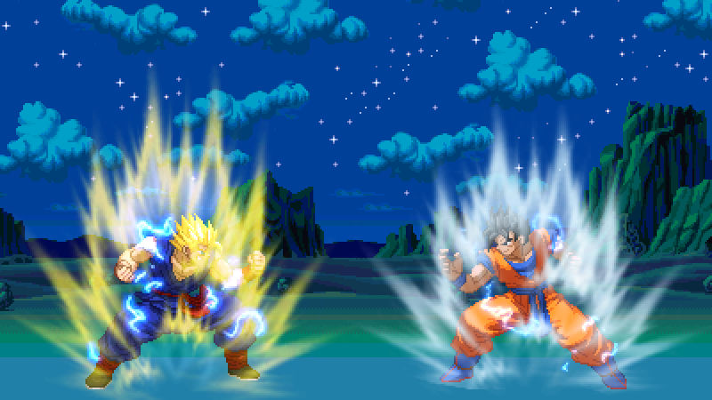 Powering up to fight Gohan by Spartan-A21 on DeviantArt