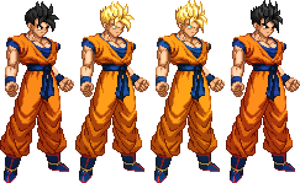 Gohan Variants Gohan Transformations (Updated) by Spartan-A21 on DeviantArt
