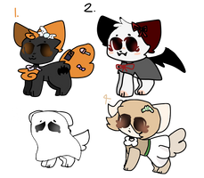 Spoopy Halloween Themed Adopts (OPEN 0/4)