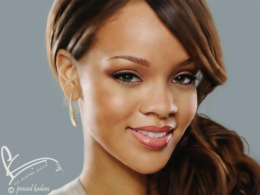 Rihanna Digital Painting