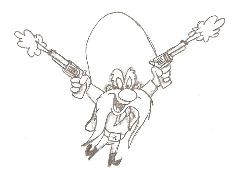 Yosemite Sam by Sazdek on DeviantArt