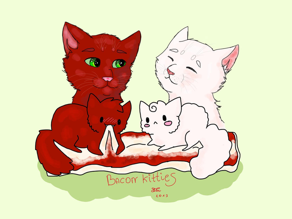 grazey pasture | bread kittens wiki | fandom Images... Bacon kitties by ILoveFood99 on DeviantArt