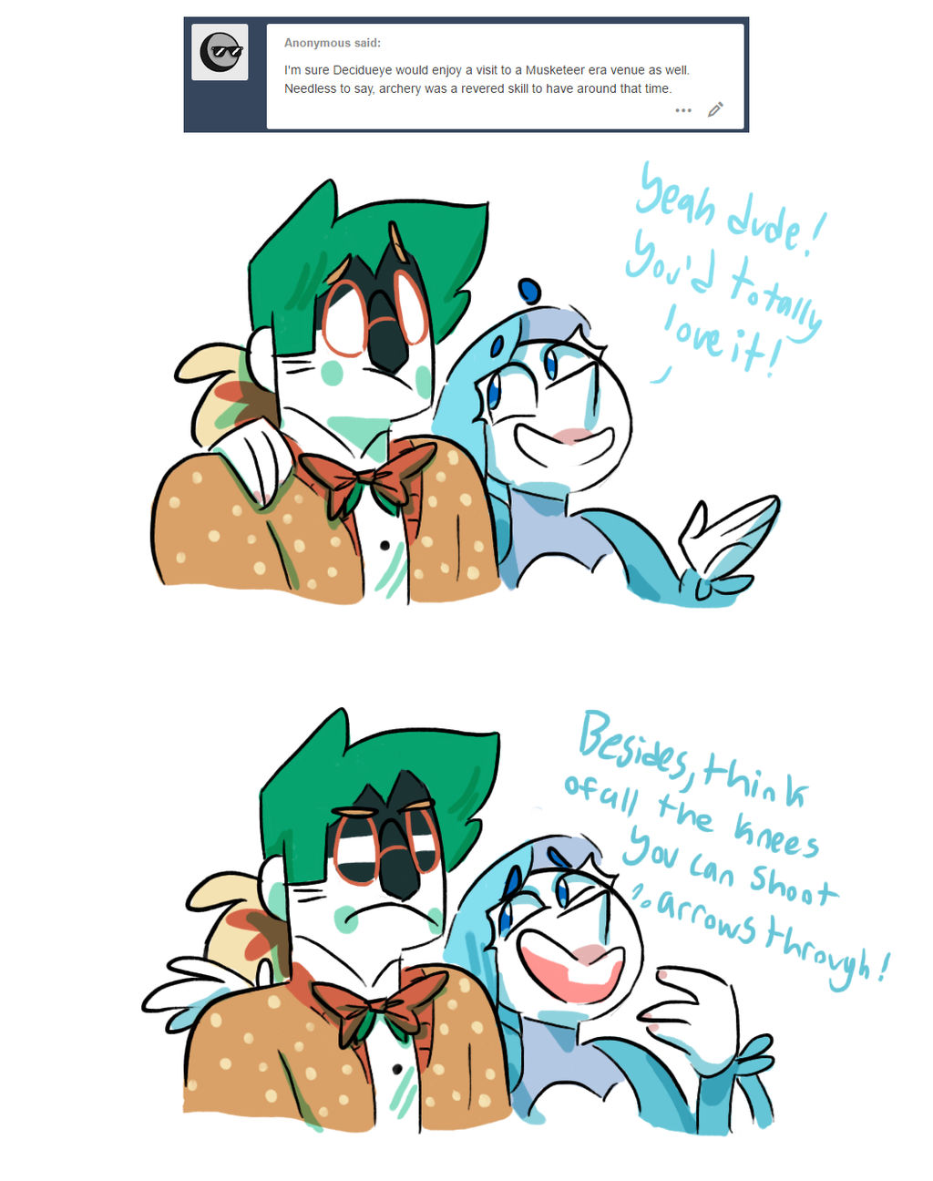 Knee Doe Ran Pokemon Pokekids: To the Knee by NoneToon on DeviantArt