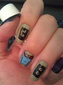 TFA Blitzwing NailArt