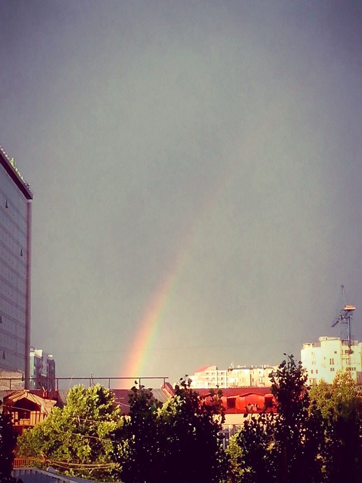 A Rainbow Waterfall