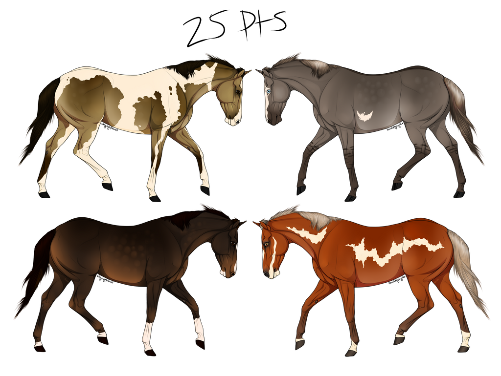 25 Point horses OPEN (1/4) by Vodd