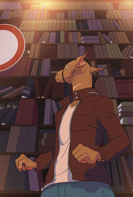 Jack reading (animation)