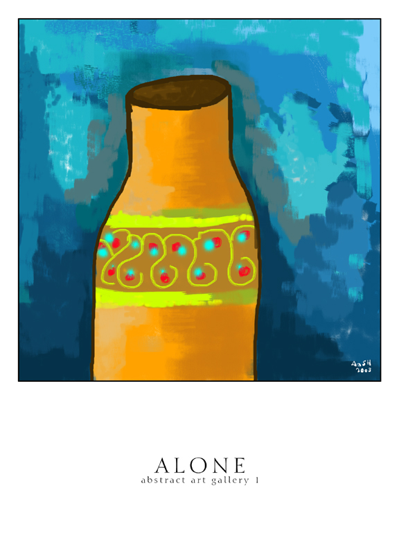 Alone Abstract Art