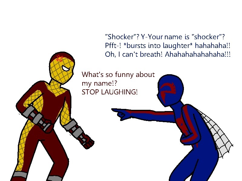 Shocker VS Spider-man 2099 by hayley566 on DeviantArt