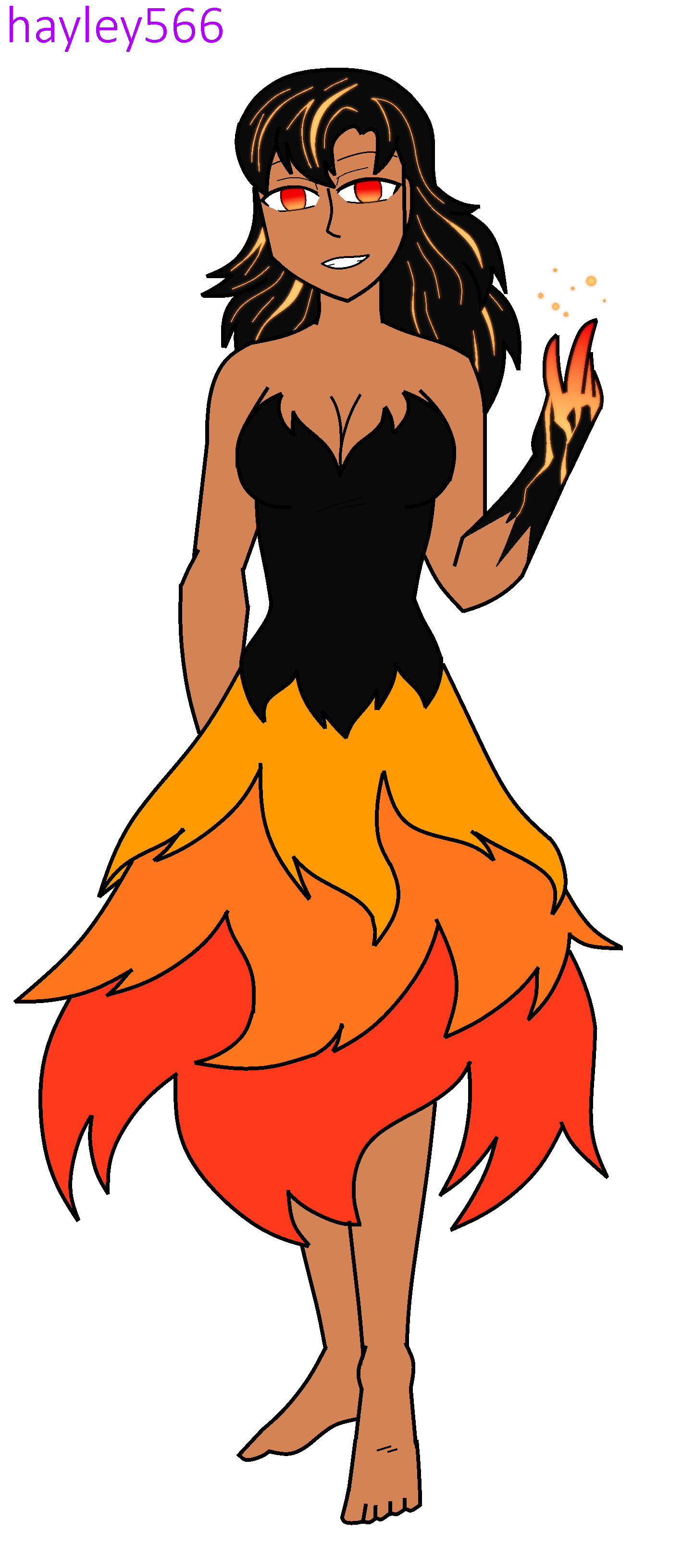 Fire spirit by hayley566 on DeviantArt