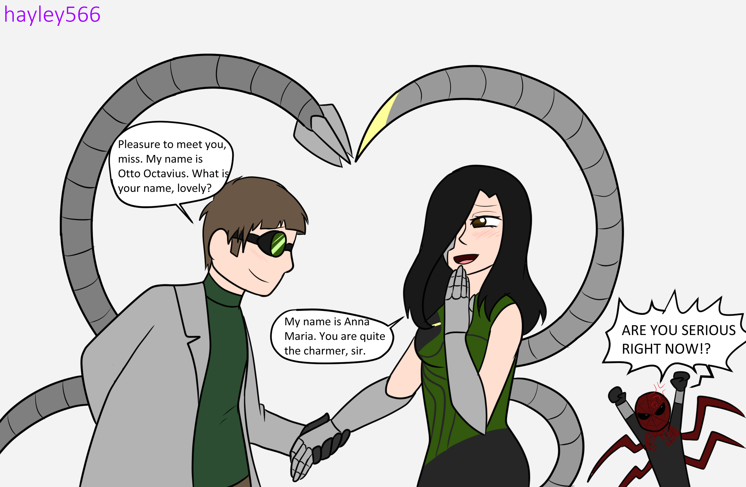 Female Doc Oct 4266 Doc Ock meets other alternate Ocks by hayley566 on DeviantArt