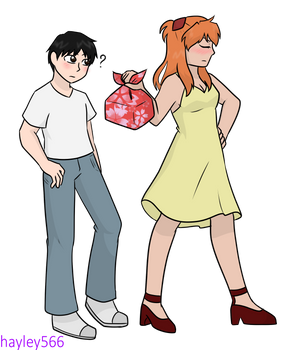 Shinji and Asuka