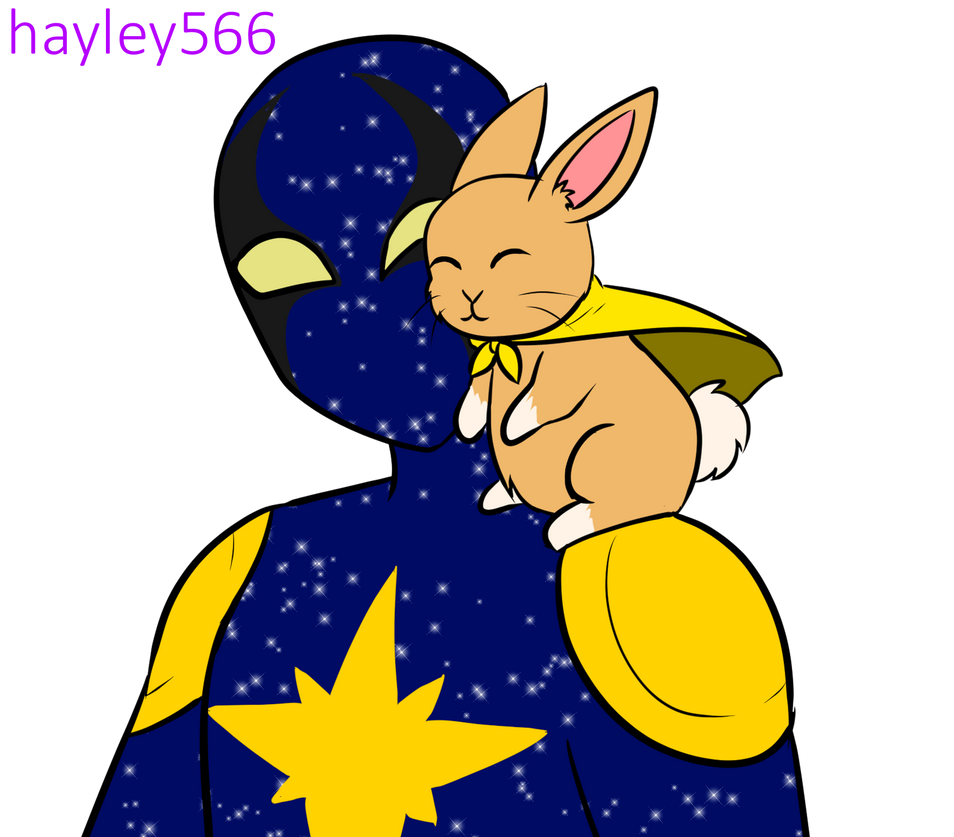 Star-eye and Cosmo the rabbit by hayley566 on DeviantArt