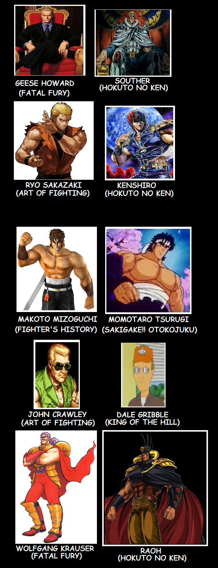 Personagens Que Se Parecem Parte 1