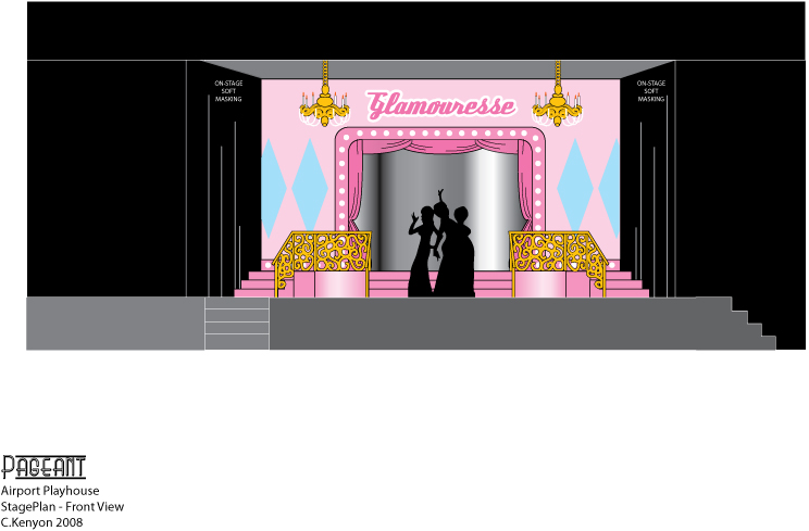 Stage Design For Beauty Pageant