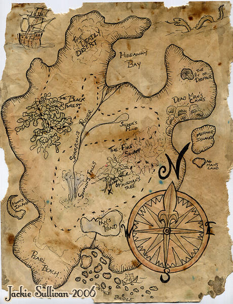 treasure map project by jackieocean on deviantart