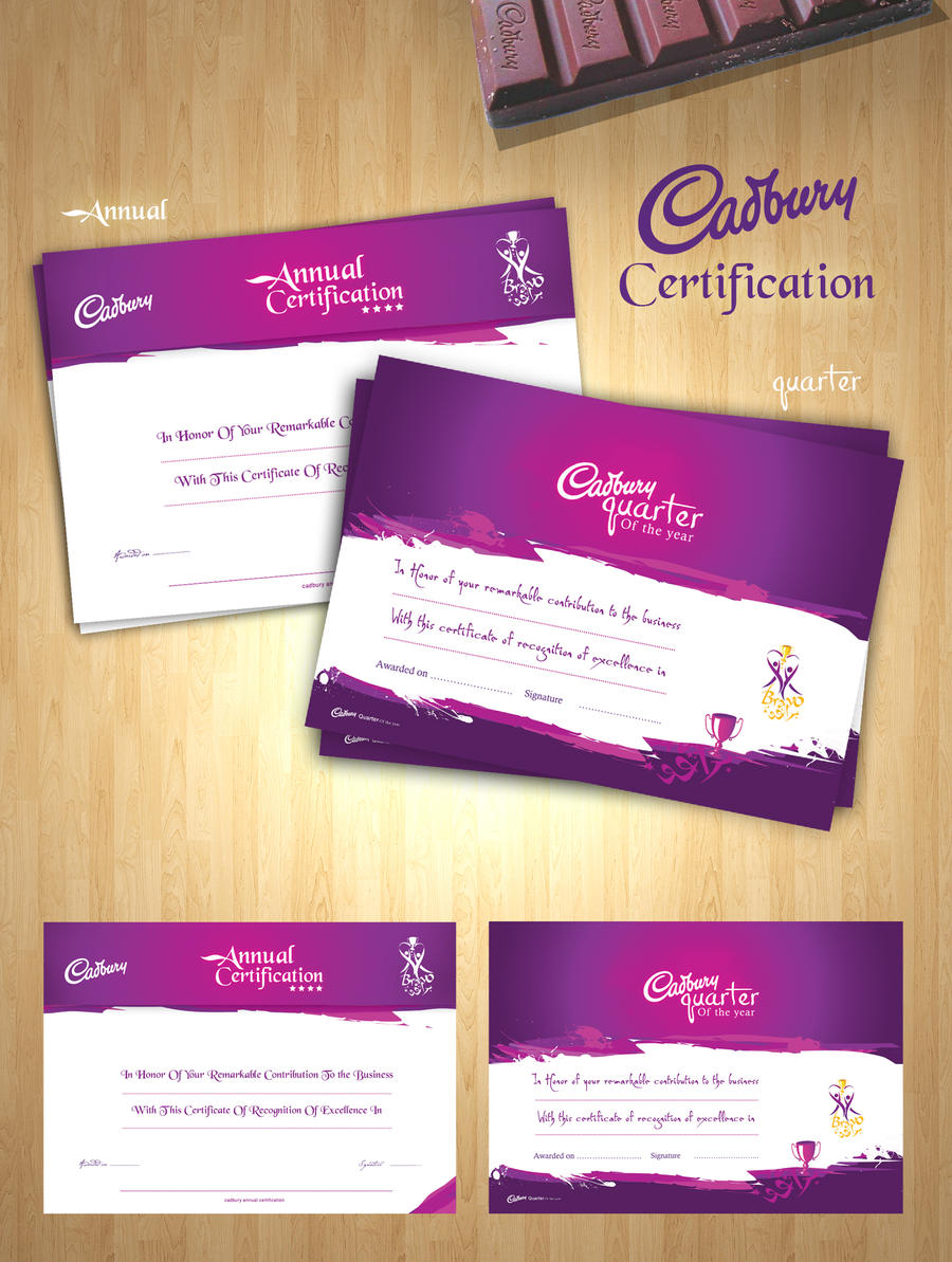 cadbury certification