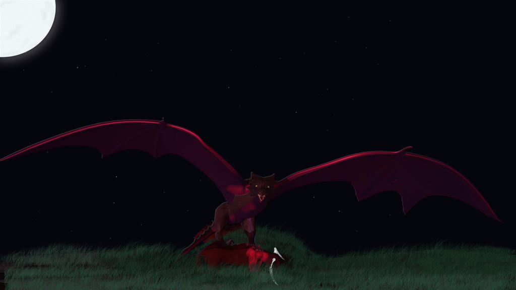 Wyvern At Night