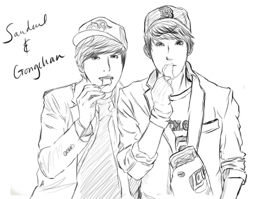 Sandeul and Gongchan