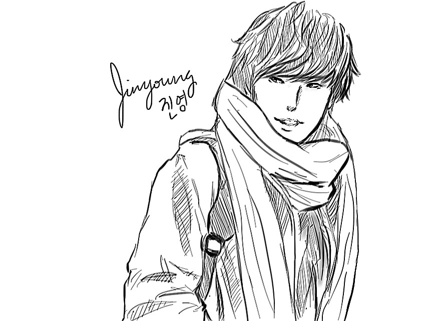My Fashion: Scarf Drawing Reference