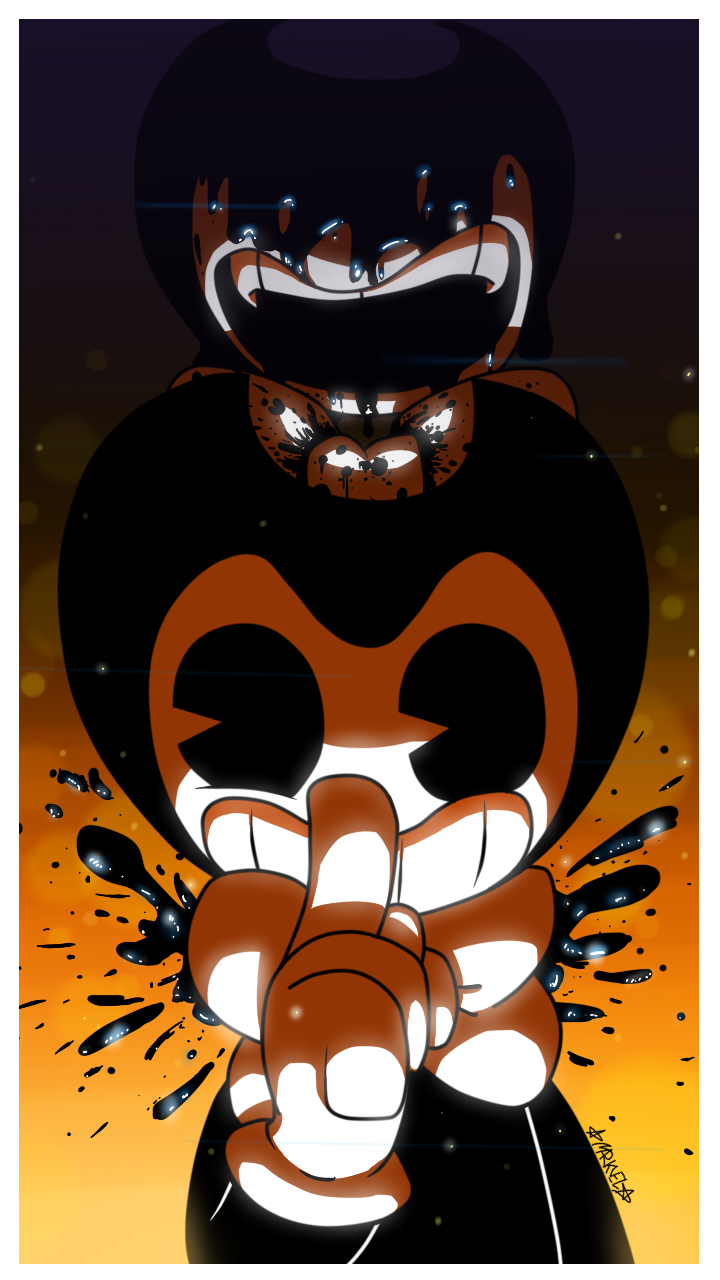 Ink Bendy (Bendy and the Ink Machine) by Vertell on DeviantArt