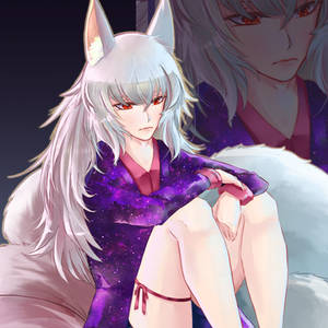 Five-tailed Kitsune Fox (Cropped)