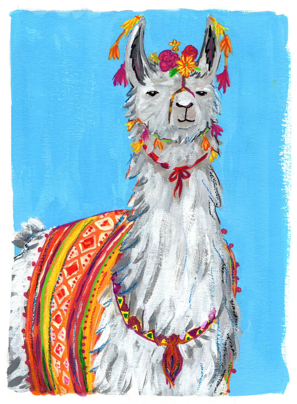 The Amazing Technicolor Llama