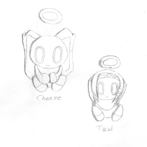 Cream and tikal chao by ryannicky on DeviantArt