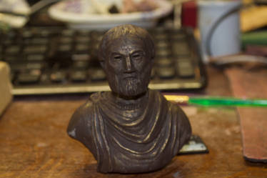 Bronze Version Greek Philosopher