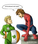 Spiderman!Louis and Captain!Niall