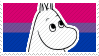 -Stamp: Bisexual Moomintroll by galaxystamps