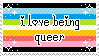 -Stamp: I Love Being Queer