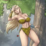 A dart for a jungle girl
