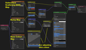 Simple Skin Setting (Updated 2) - Blender