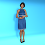 dForce Simple Formal Dress for Genesis 9