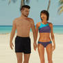 Leonardo and Amy (Blender Cycles)