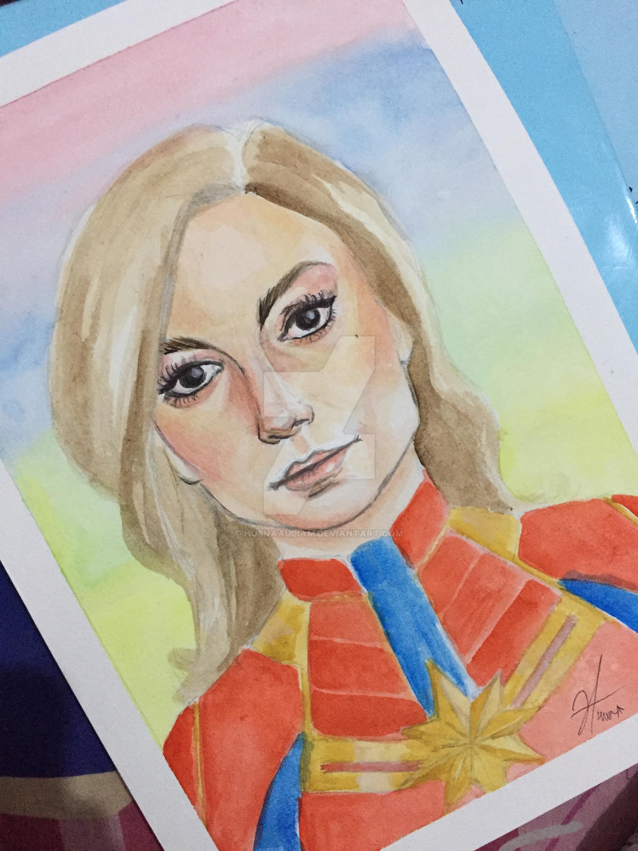 Captain Marvel by husnaauliam on DeviantArt