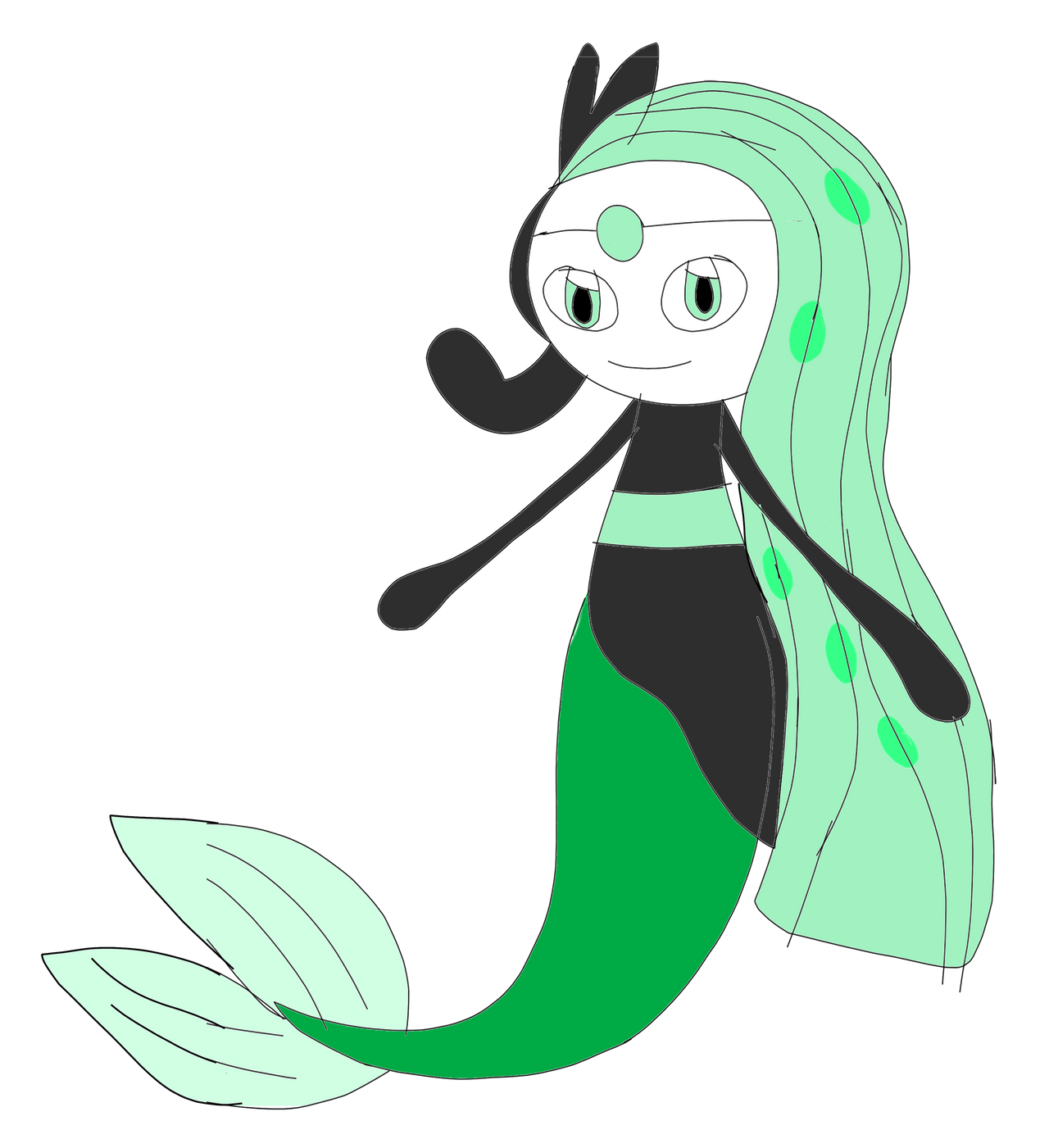 Melonite Mermen Meloetta Mermaid by JoshDaPika1991 on DeviantArt