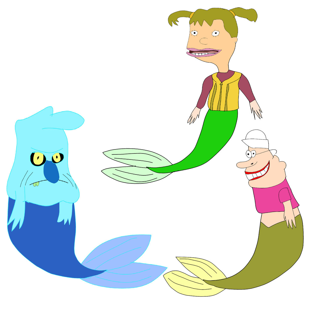 Merfolk Commission by JoshDaPika1991 on DeviantArt