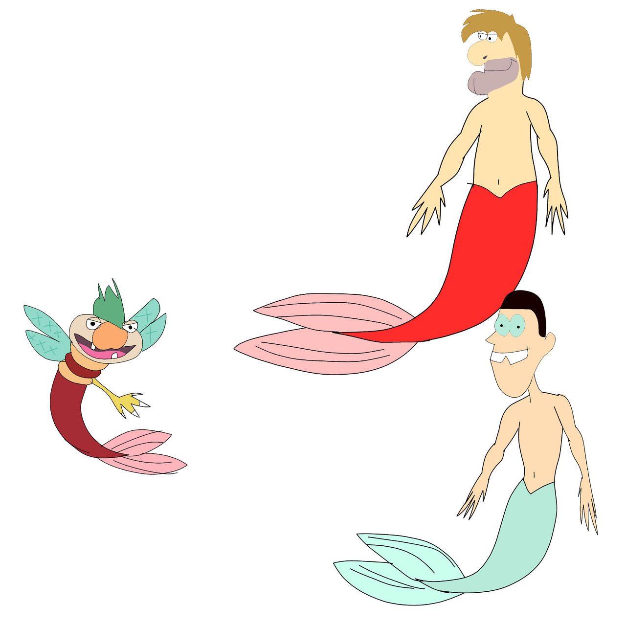 Merfolk Commission 2 by JoshDaPika1991 on DeviantArt
