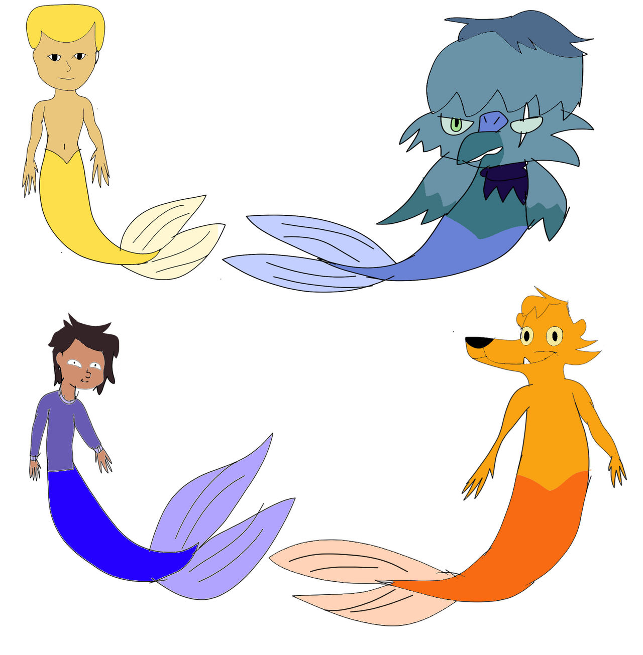 Merfolk Commission by JoshDaPika1991 on DeviantArt