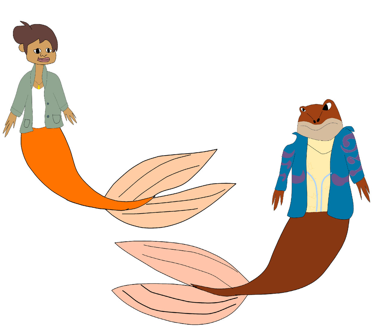 Merfolk Commission by JoshDaPika1991 on DeviantArt